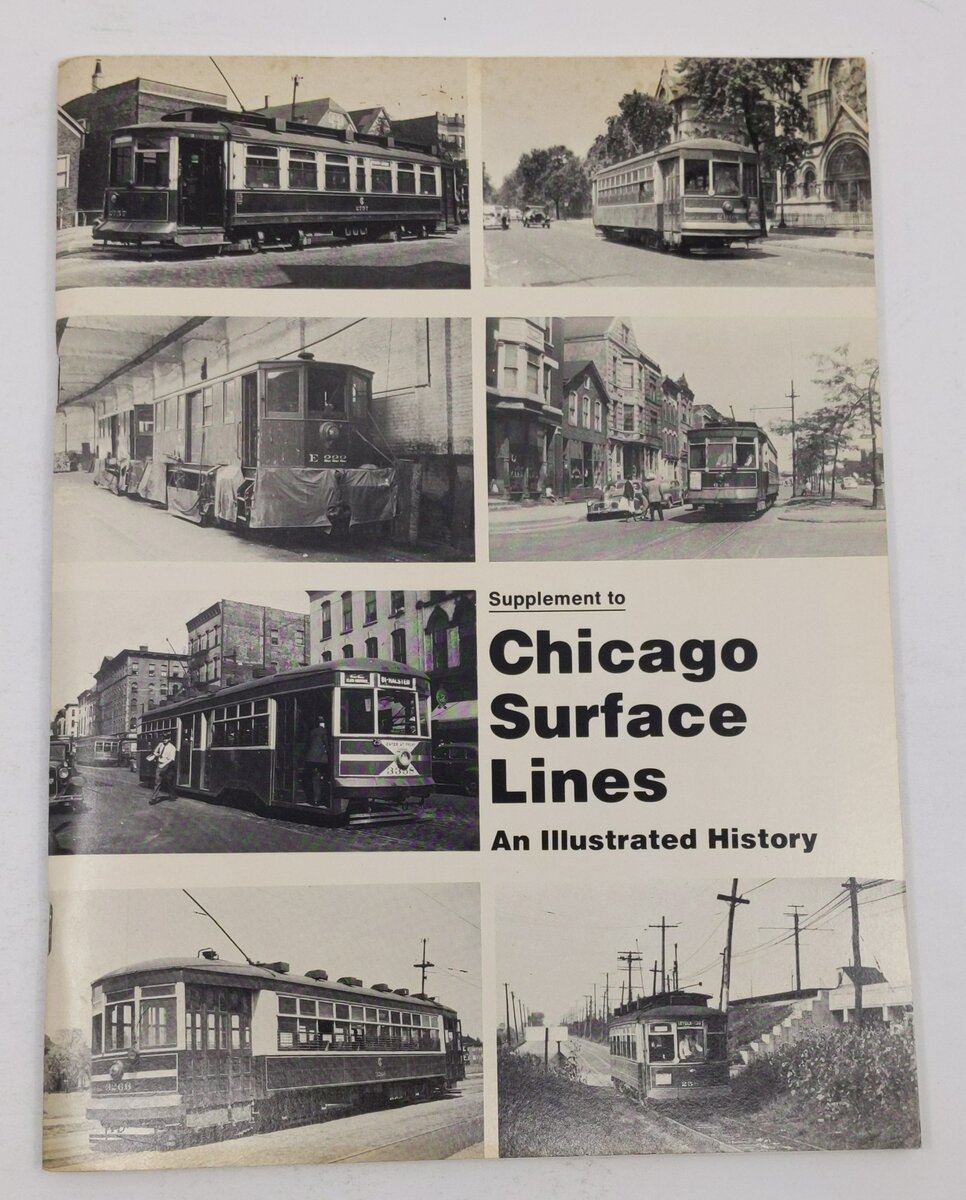 Chicago Surface Lines, an Illustrated History Paperback Book By Alan R. Lind VG