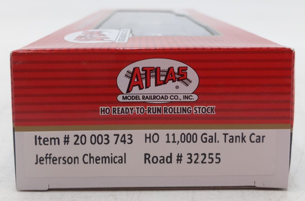 Atlas 20003743 HO Jefferson Chemical GATX 11,000-Gallon Tank Car #32255