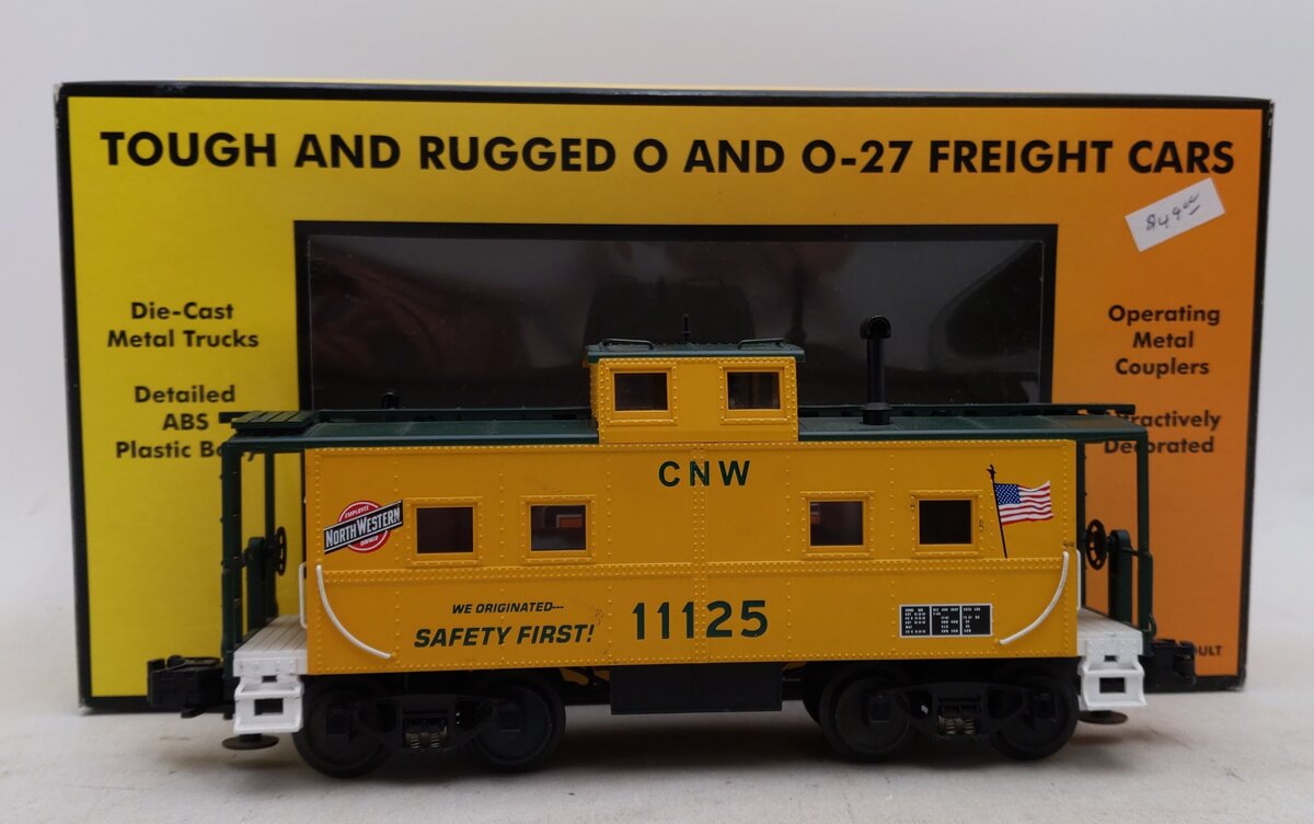 MTH 30-7734 O Chicago NorthWestern Steel Caboose #11125 LN/Box