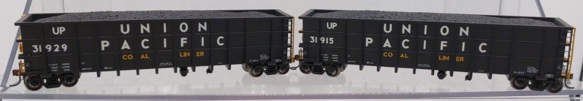 Athearn 97552 HO Scale Union Pacific 50' Thrall High-Side Coal Gondola 5 Pack