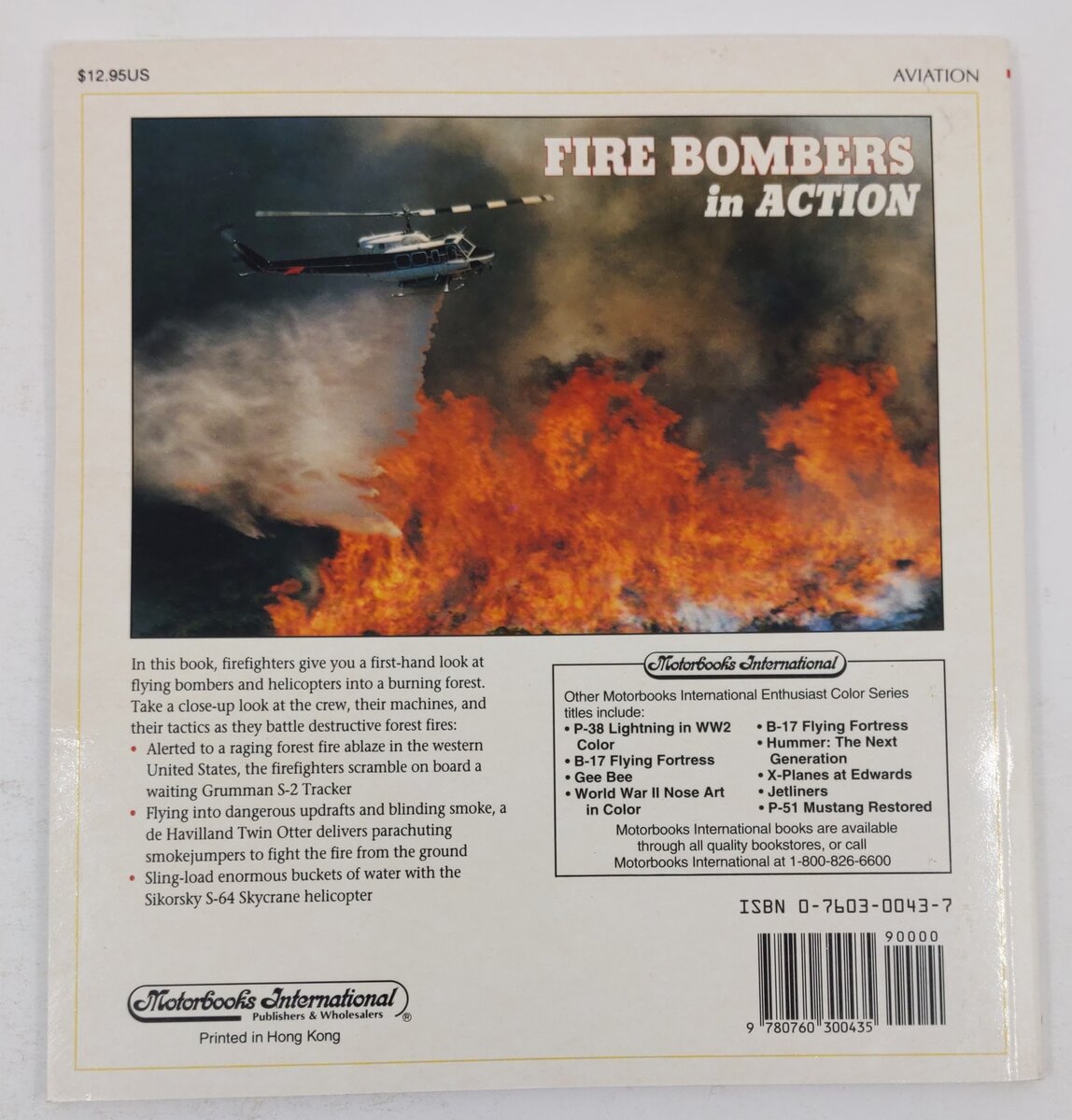 Fire Bombers in Action Paperback Book By Barry D. Smith VG