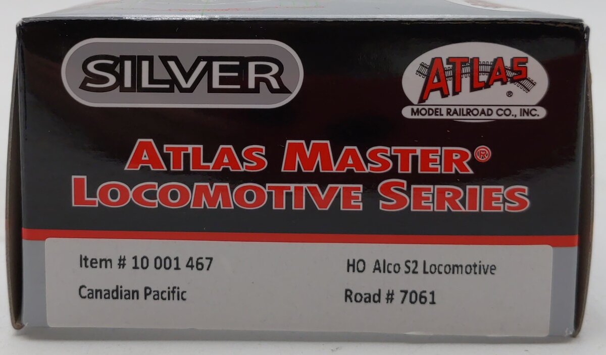 Atlas 10001467 HO Scale CAnadian Pacific Alco S-2 DC CP #7061