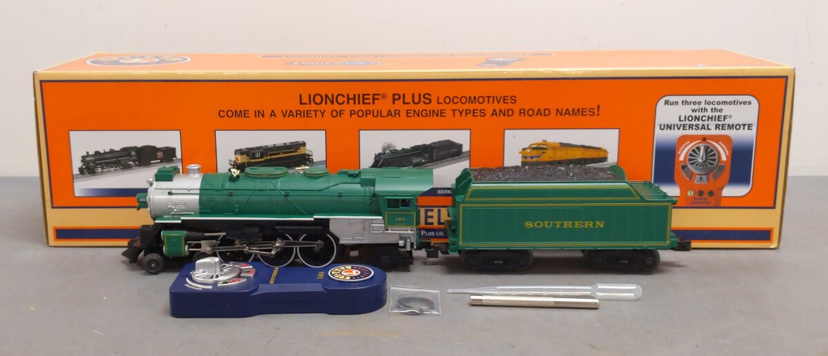 Lionel 6-84682 O Southern LionChief Plus 4-6-2 Pacific Steam Locomotive #1401