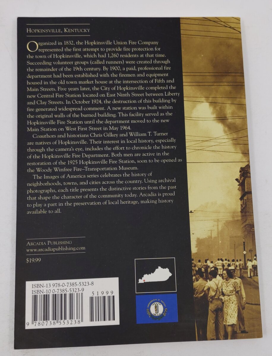 Firefighting in Hopkinsville Paperback Book By Chris Gilkey, William T. Turner EX