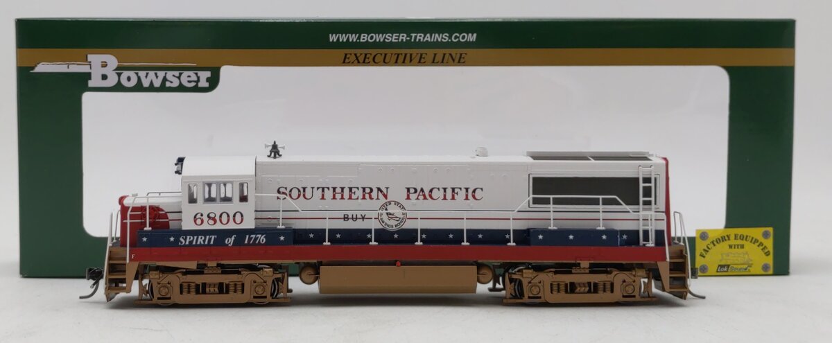 Bowser 23808 HO Southern Pacific GE U25B Diesel Engine #6800 w/ DCC & LokSound