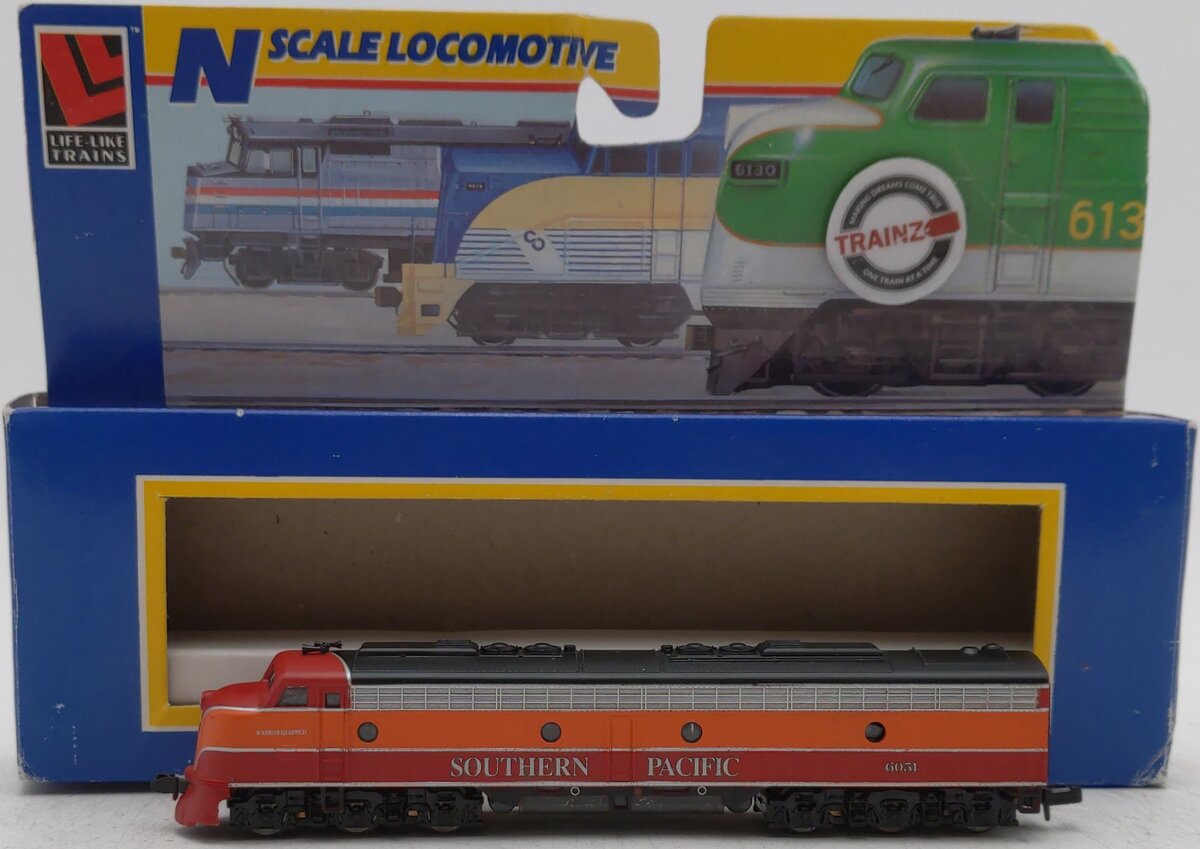Life Like 7234 N Scale Southern Pacific E8 Diesel Locomotive #6051 LN/Box