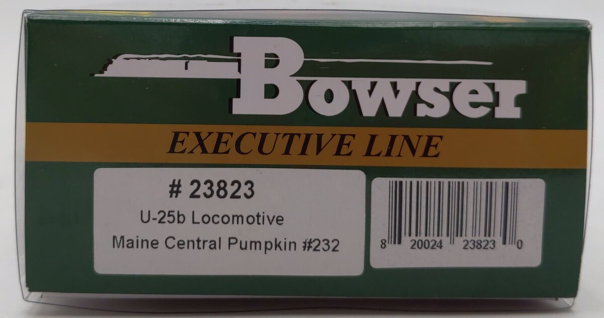 Bowser 23823 HO Maine Central GE U25B Diesel Locomotive #232 with LokSound & DCC