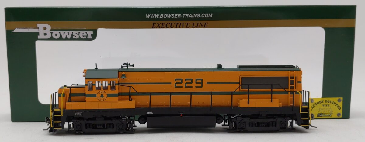 Bowser 23822 HO Maine Central GE U25B Diesel #229 with LokSound & DCC