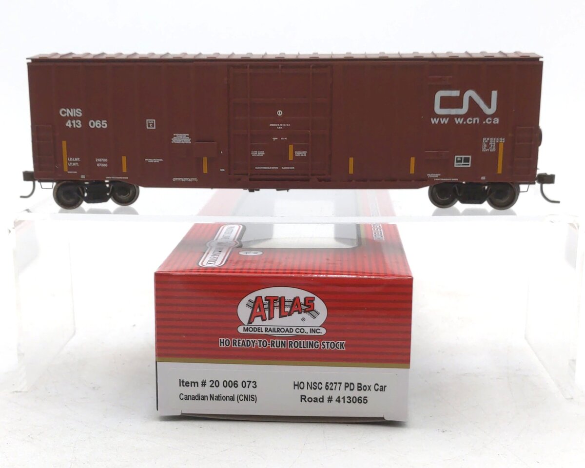 Atlas 20006073 HO Canadian National CNIS NCS 5277 Plug Door Boxcar #413065