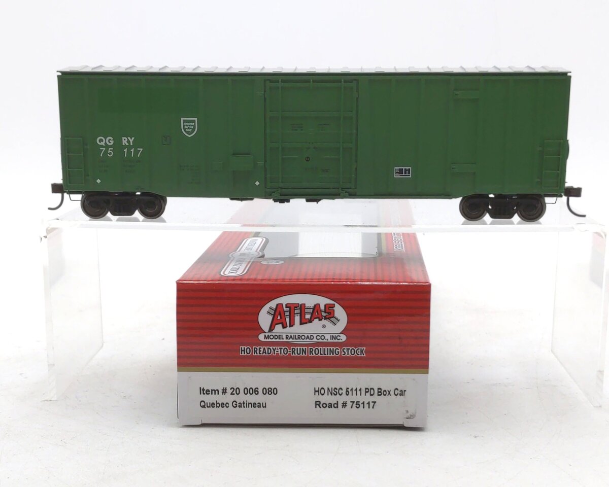 Atlas 20006080 HO Quebec Gatineau NSC 5111 50' Plug-Door Box Car #75117