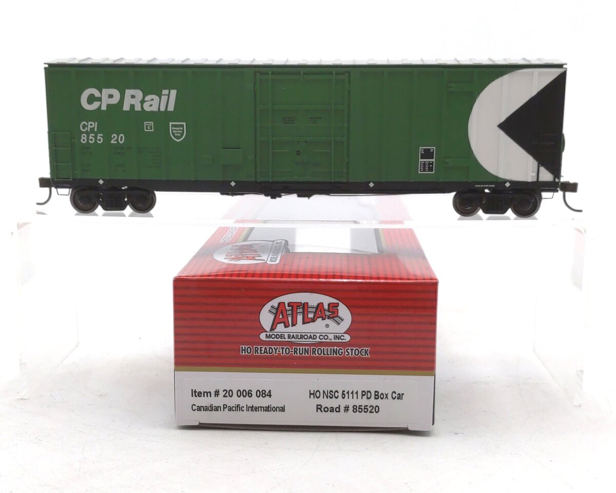 Atlas 20006084 HO Scale Canadian Pacific Rail NCS 5277 Plug Door Boxcar #85520