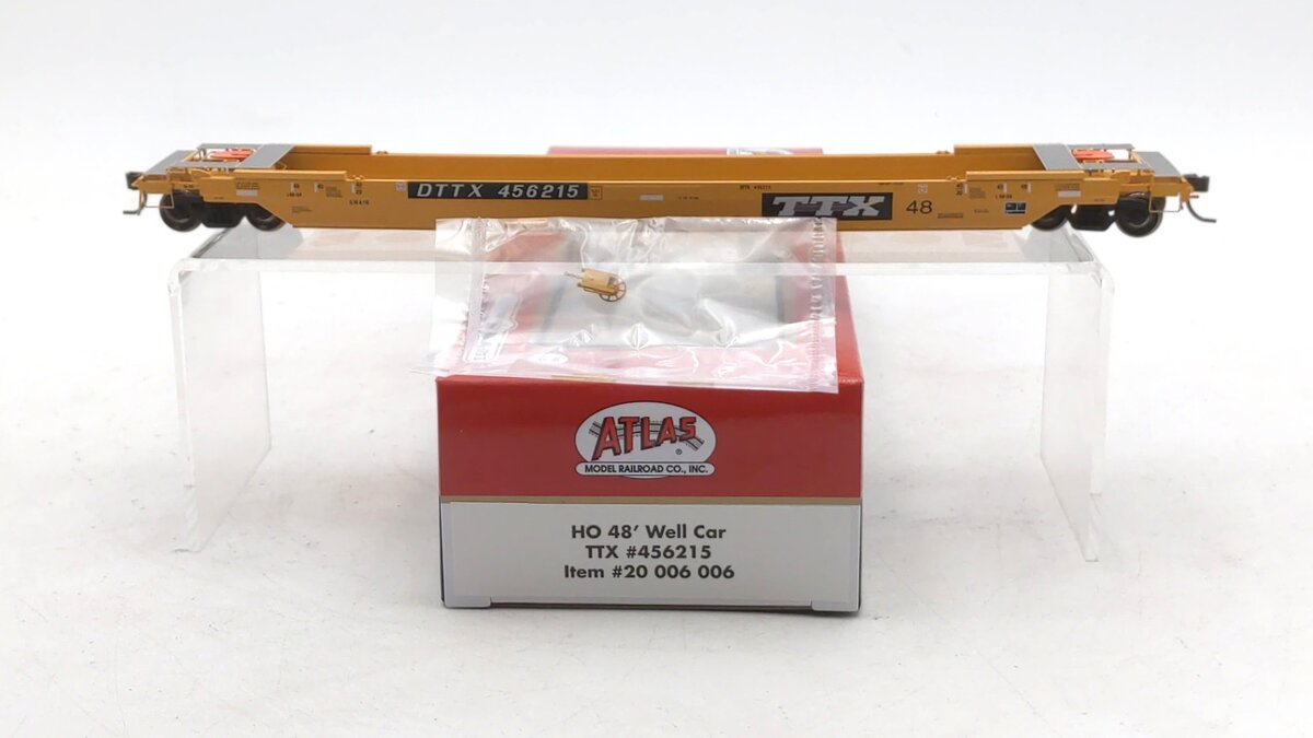 Atlas 20006006 HO Scale TTX 48' All Purpose Well Car #456215