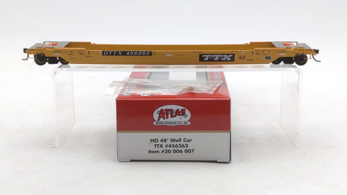 Atlas 20006007 HO Scale TTX 48' All Purpose Well Car #456262