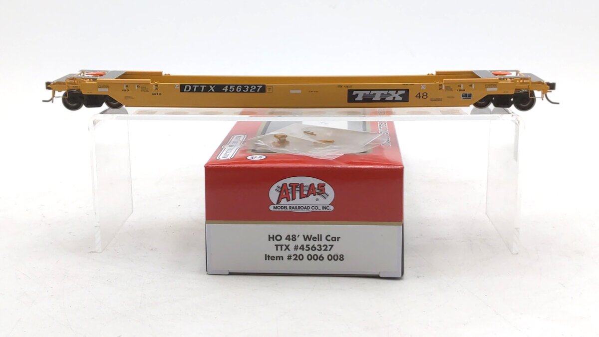 Atlas 20006008 HO Scale TTX 48' All Purpose Well Car #456327