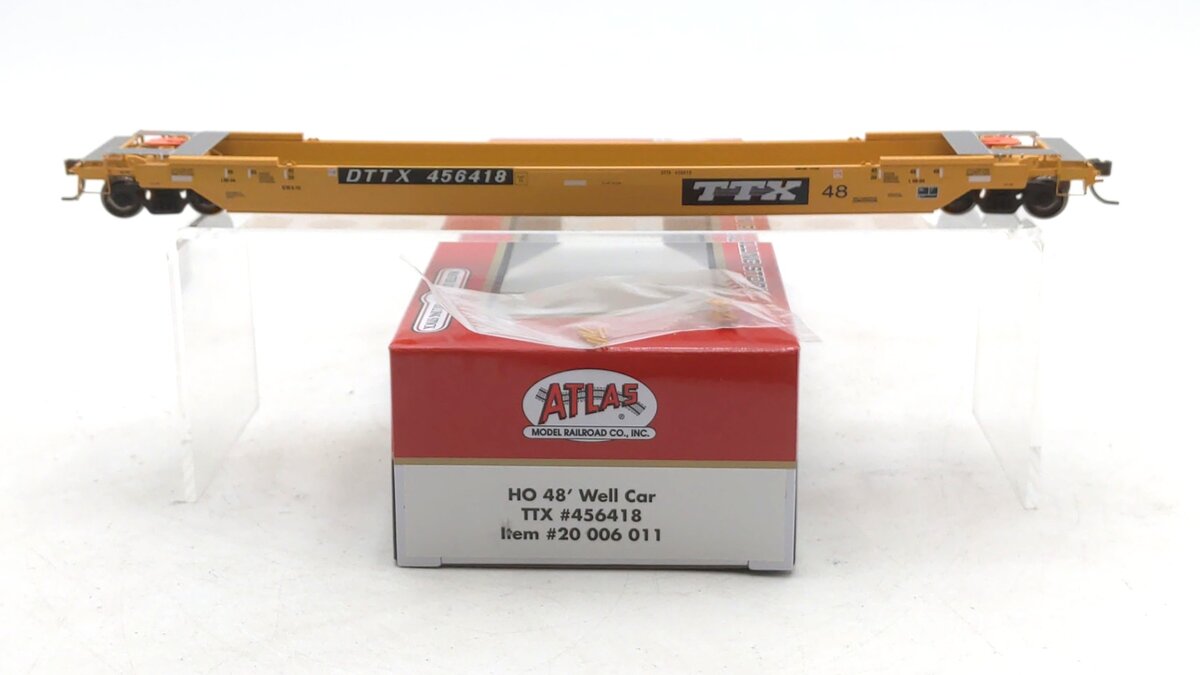Atlas 20006011 HO Scale TTX 48' All Purpose Well Car #456418