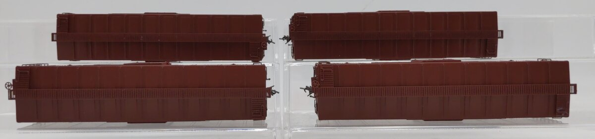 Broadway Limited 1754 HO Unlettered NYC Steel Boxcar Set (4) LN/Box