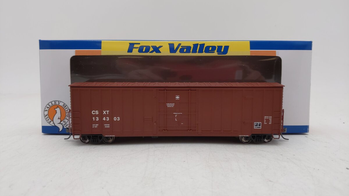 Fox Valley Models 30024 CSX/Boxcar Red #4 HO 7 Post Box #134303