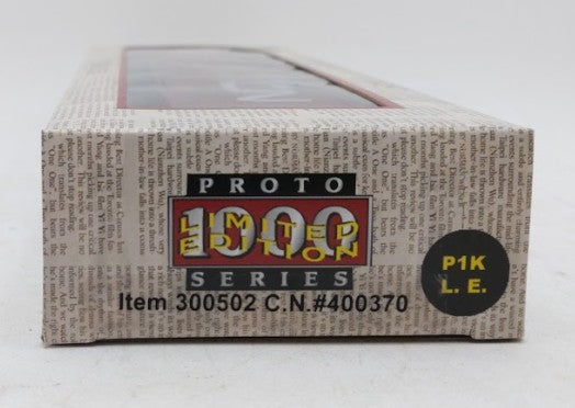 Proto 1000 300502 HO Scale Canadian National 50' Newsprint Boxcar #400370 LN/Box