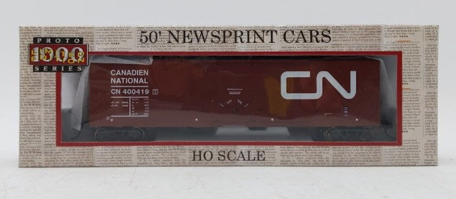 Proto 1000 300505 HO Scale Canadian National 50' Newsprint Boxcar #400419 LN/Box