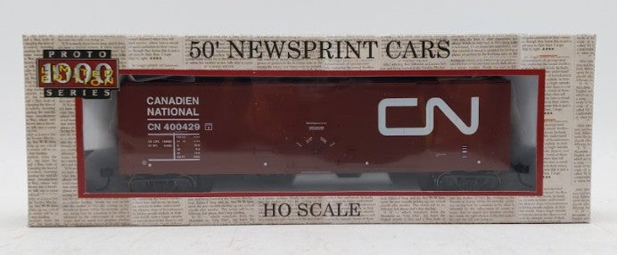 Proto 1000 300506 HO Scale Canadian National 50' Newsprint Boxcar #400429 LN/Box