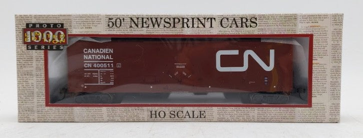 Proto 1000 300508 HO Scale Canadian National 50' Newsprint Boxcar #400511 LN/Box