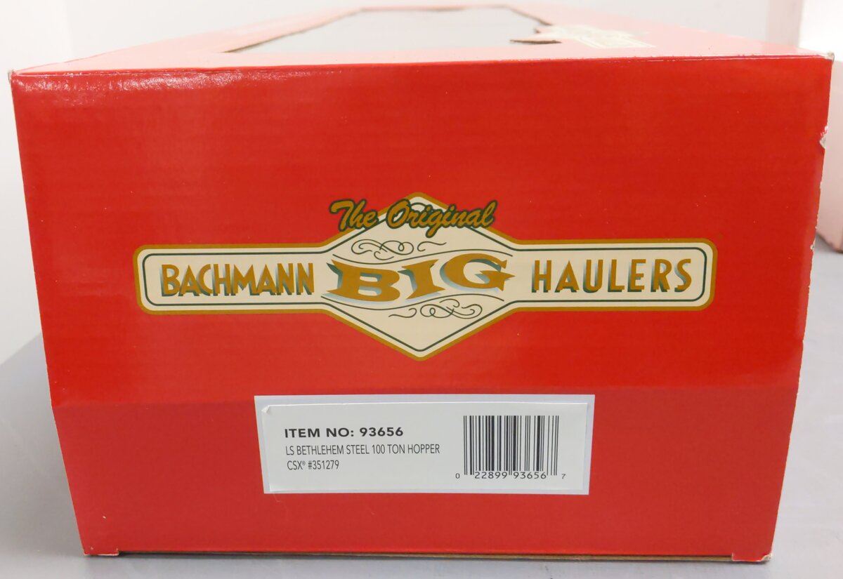 Bachmann 93656 G CSX Bethlehem Steel 100-Ton 3-Bay Hopper #351279