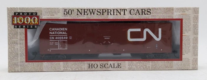 Proto 1000 300510 HO Scale Canadian National 50' Newsprint Boxcar #400549 LN/Box