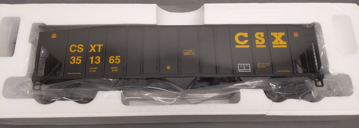 Bachmann 93652 G CSX Bethlehem Steel 100-Ton 3-Bay Hopper #326123