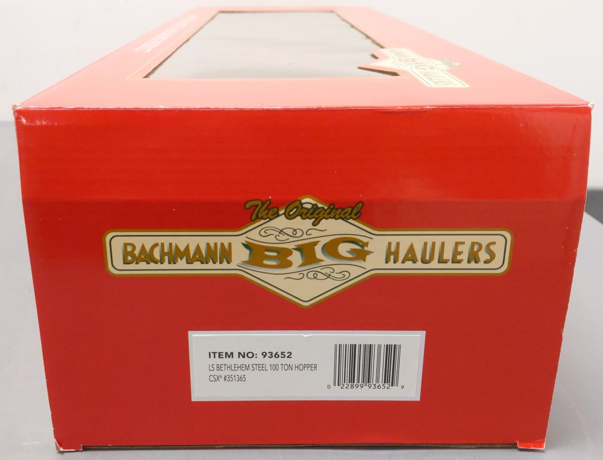 Bachmann 93652 G CSX Bethlehem Steel 100-Ton 3-Bay Hopper #326123