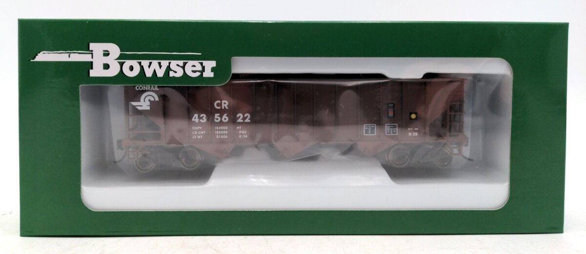 Bowser 42911 HO Conrail 70-Ton 12-Panel 3-Bay Hopper Ready to Run #435622