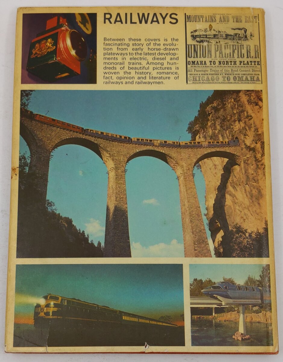 Railways Hardcover Book By Howard Loxton VG