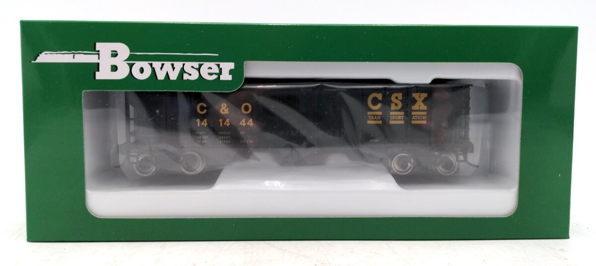 Bowser 42914 HO CSX C&O 70-Ton 12-Panel 3-Bay Hopper Ready to Run #141444