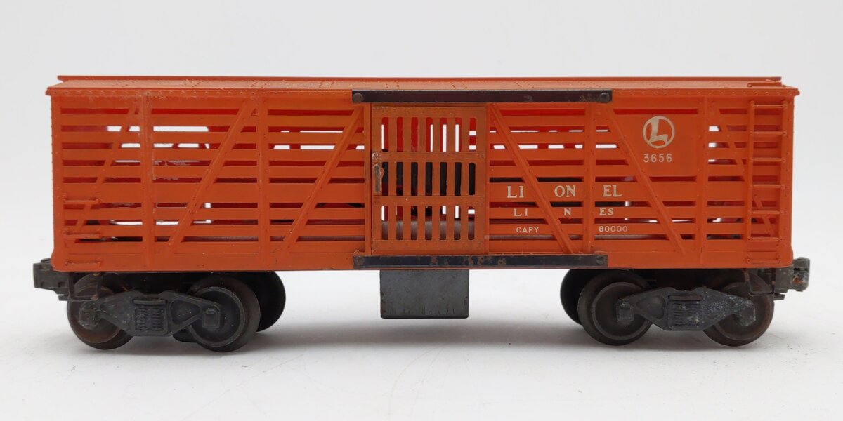 Lionel 3656 Vintage O Operating Cattle Car & Corral Set VG – Trainz