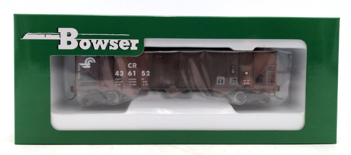 Bowser 42912 HO Conrail 70-Ton 12-Panel 3-Bay Hopper Ready to Run #436152