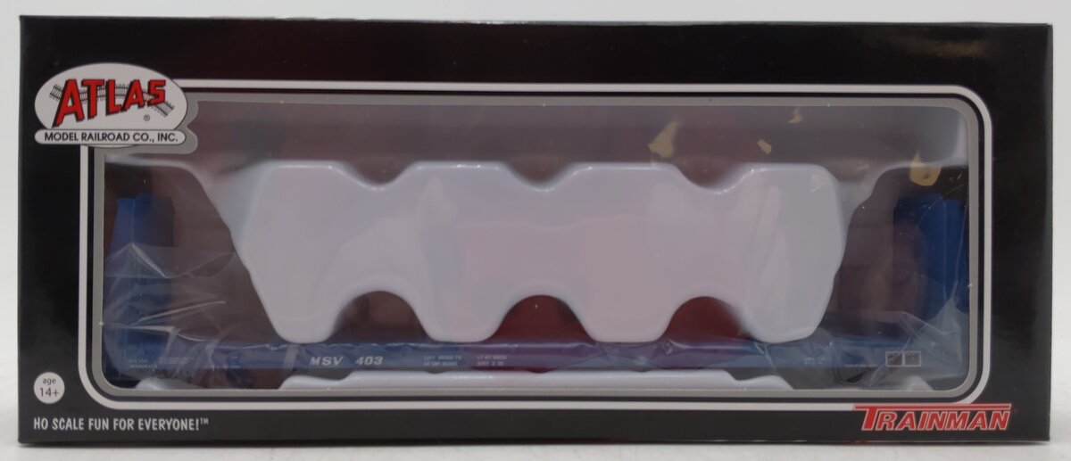 Atlas 20002663 HO Scale MSV 62' Bulkhead Flat Car #403