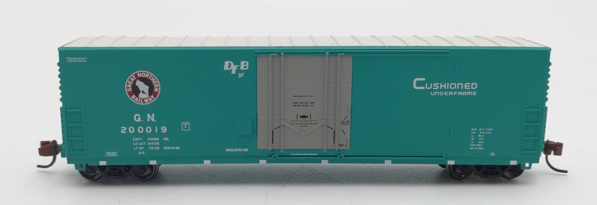 Wheels of Time 61071 N Scale Great Northern 50' Plug Door Boxcar #200019