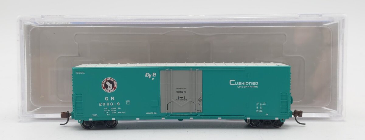 Wheels of Time 61071 N Scale Great Northern 50' Plug Door Boxcar #200019