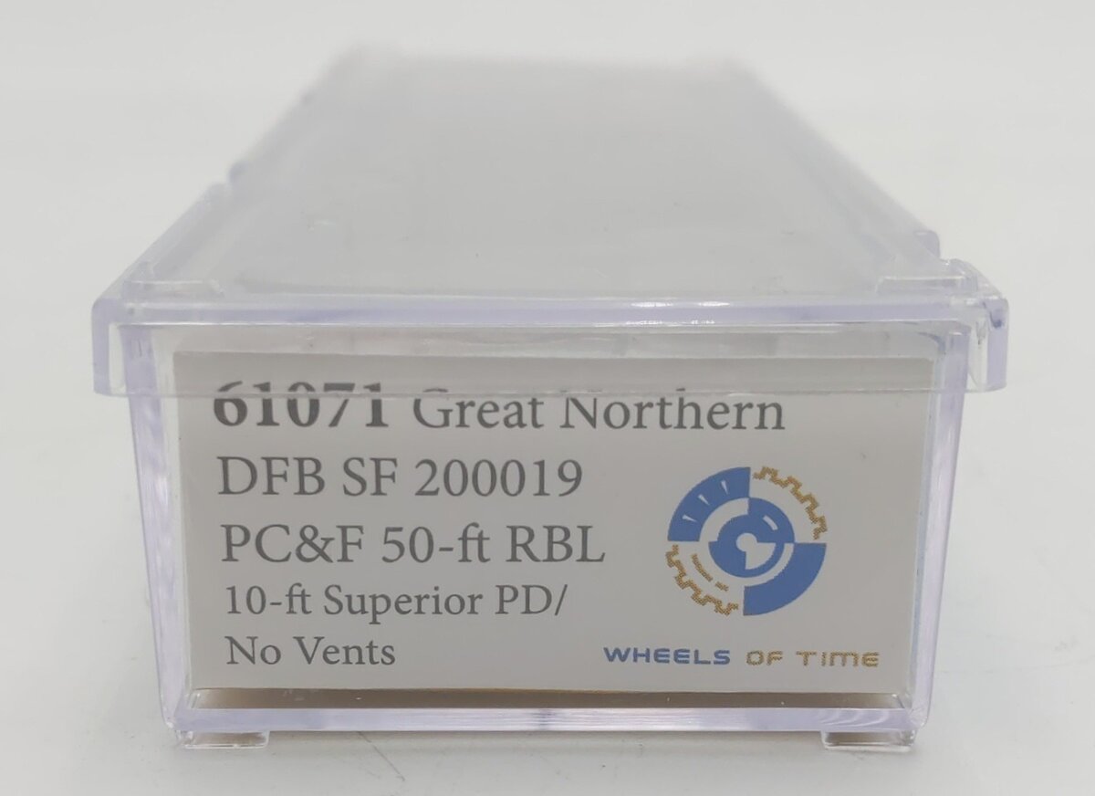 Wheels of Time 61071 N Scale Great Northern 50' Plug Door Boxcar #200019