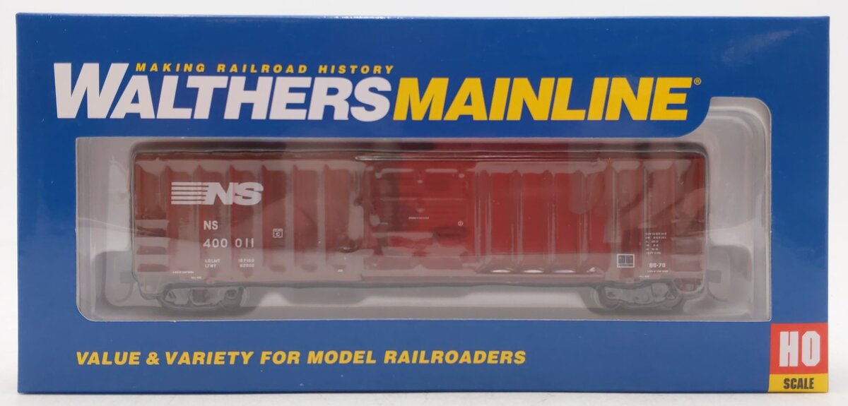 Walthers 910-1861 HO Norfolk Southern RTR 50' ACF Exterior Post Boxcar #400011