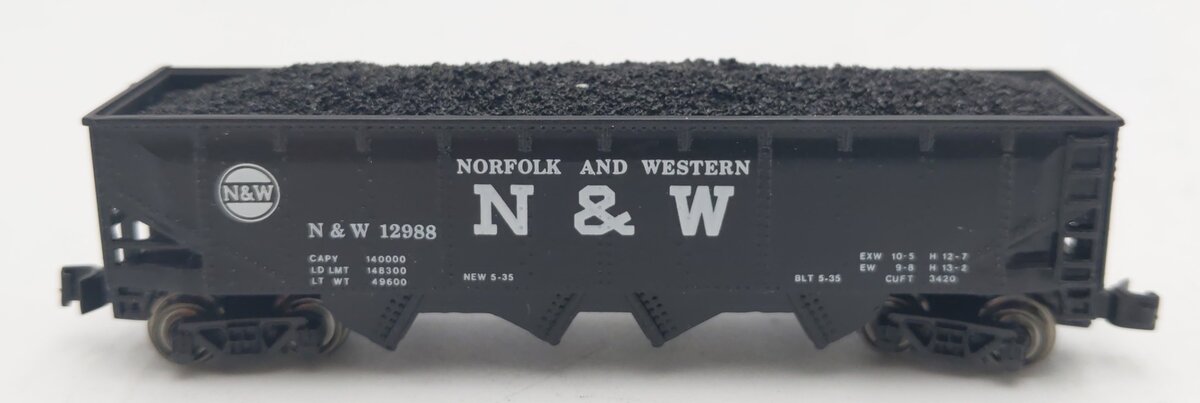 Bachmann 73392 N Scale Norfolk & Western 40' Quad Hopper #12988