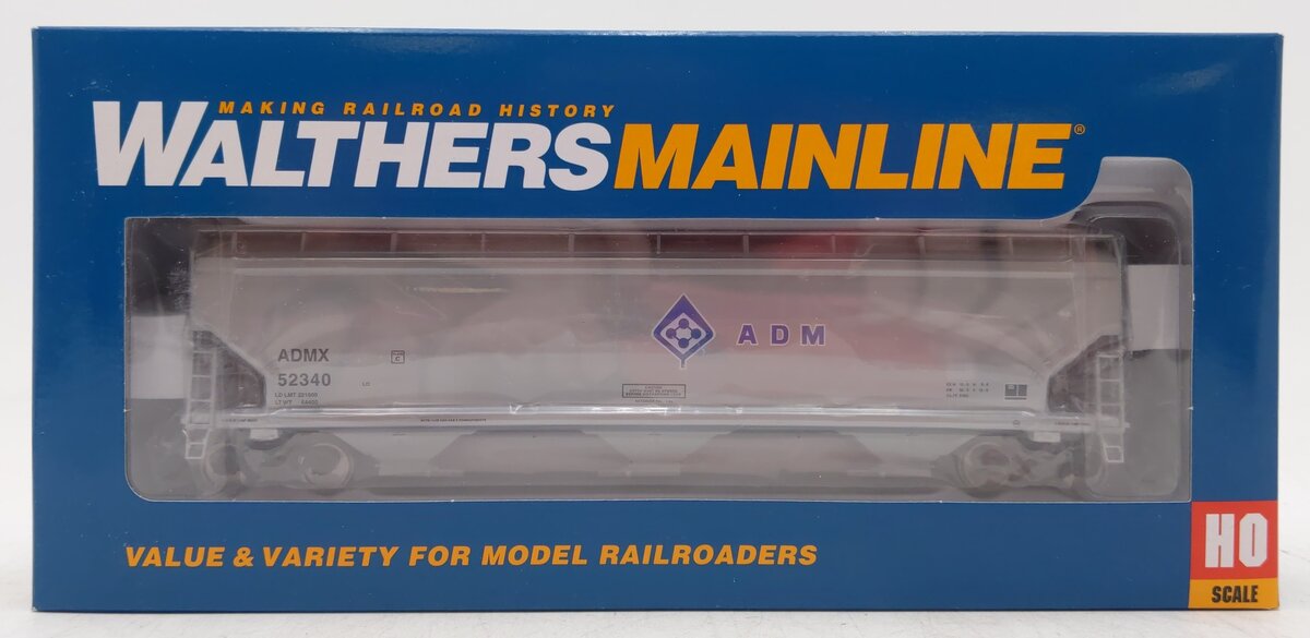 Walthers 910-7660 HO Scale ADMX 60' NSC 5150 3-Bay Covered Hopper #52340
