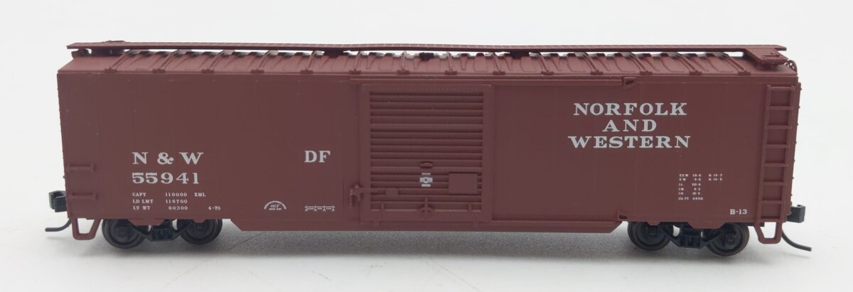 Atlas 50001598 N Scale Norfolk & Western 50' Single Door Boxcar #55941
