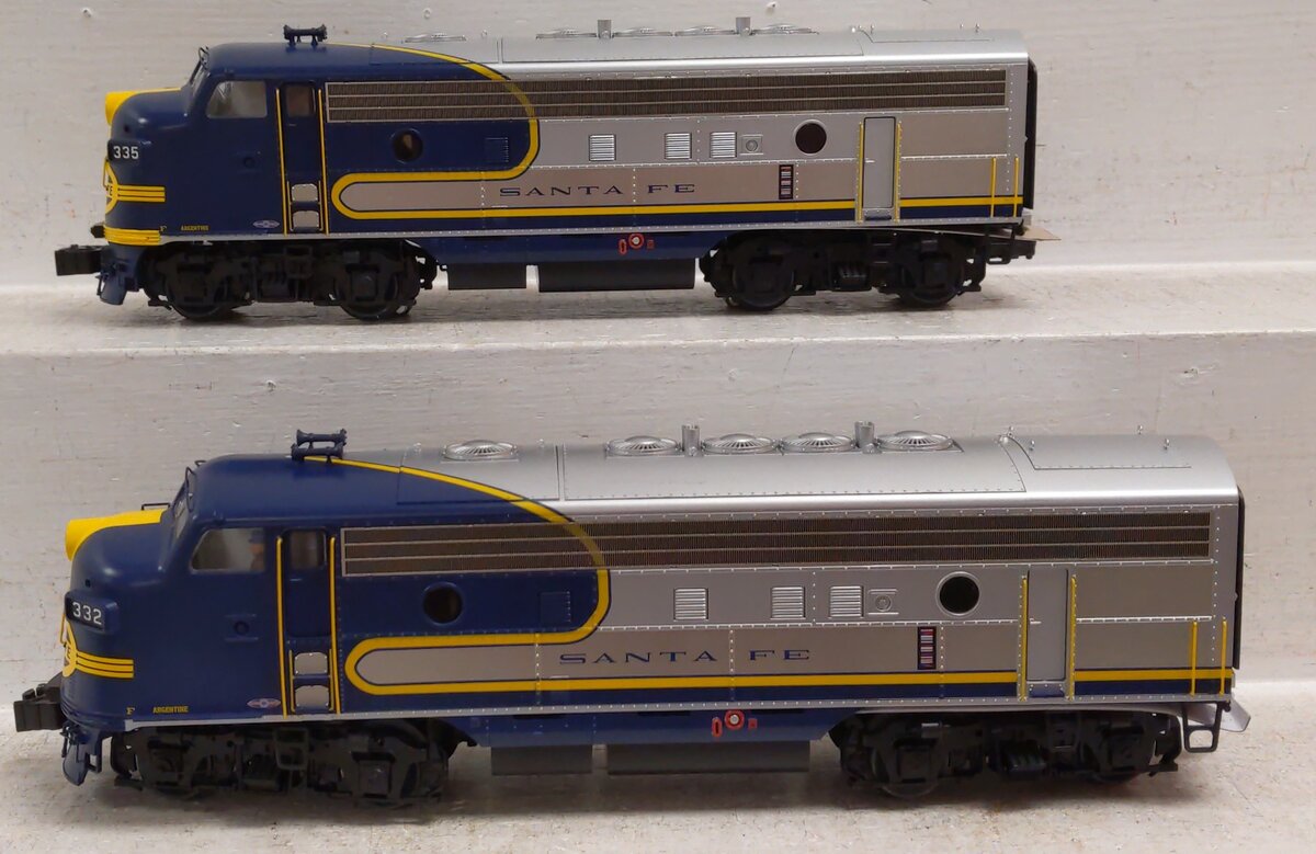 Lionel 2433170 O Santa Fe Legacy F7 AA Diesel Locomotive Set #332,#335