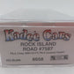 Kadee 8658 HO Chicago Rock Island & Pacific Covered Boxcar #7587