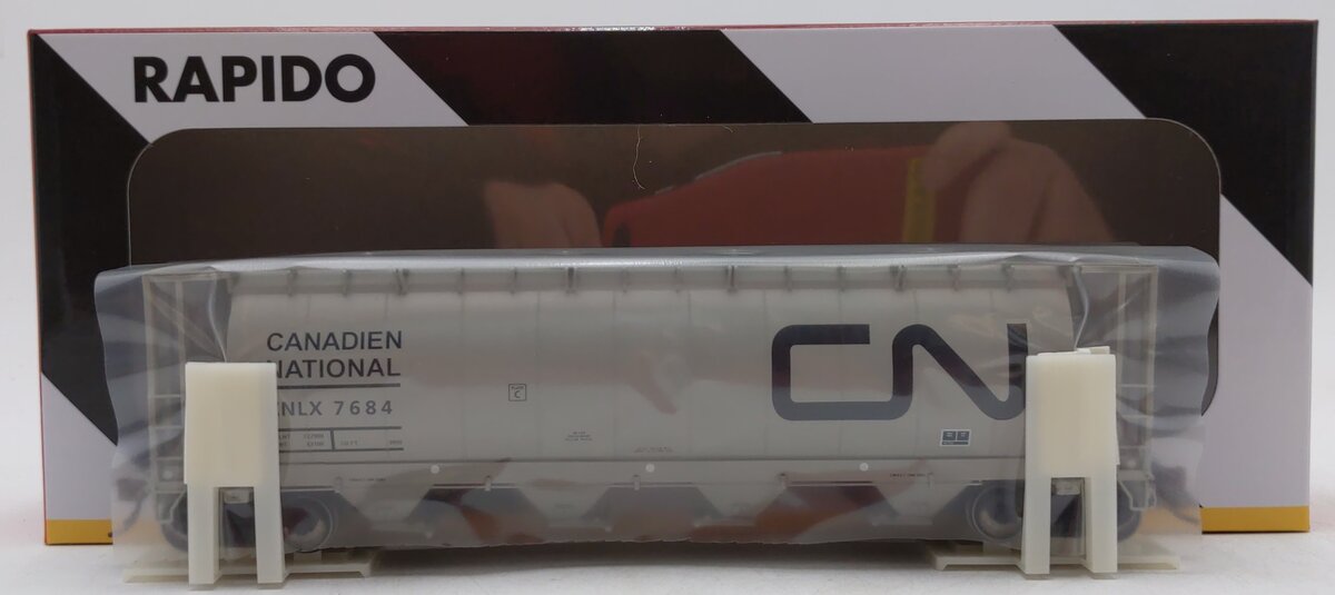 Rapido Trains 127003-2 HO Scale Canadian National 3800 Cu. Ft. Hopper #7684 NIB