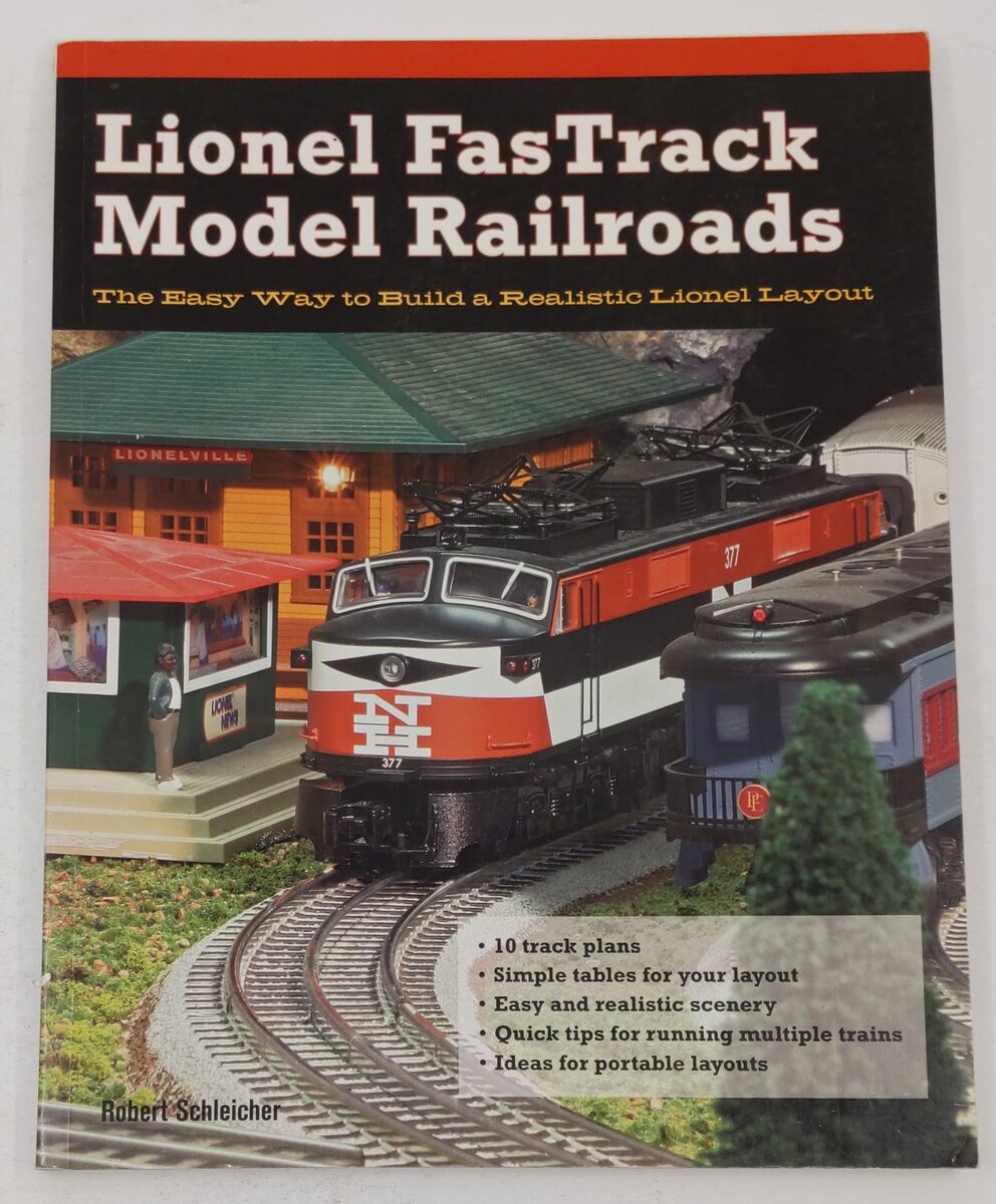 Lionel FasTrack Model Railroads Paperback Book By Robert Schleicher EX