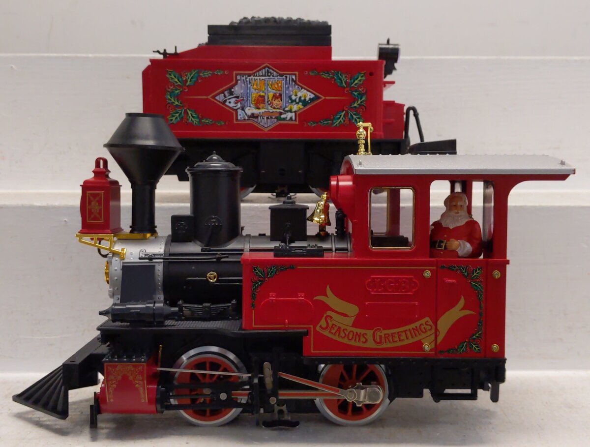 LGB 25171 G Scale Christmas Steam Locomotive & Tender EX/Box – Trainz