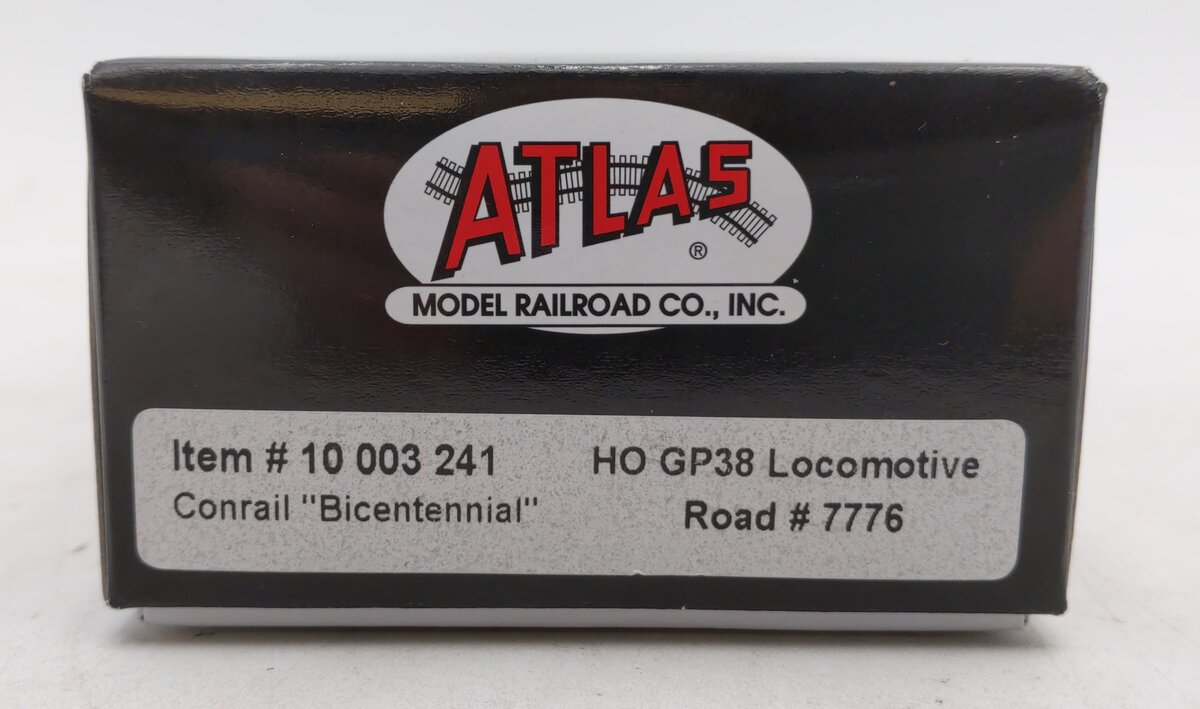 Atlas 10003241 HO Conrail Bicentennial GP38 Diesel Engine #7776 W/DCC & Sound