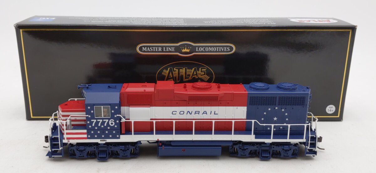Atlas 10003241 HO Conrail Bicentennial GP38 Diesel Engine #7776 W/DCC & Sound