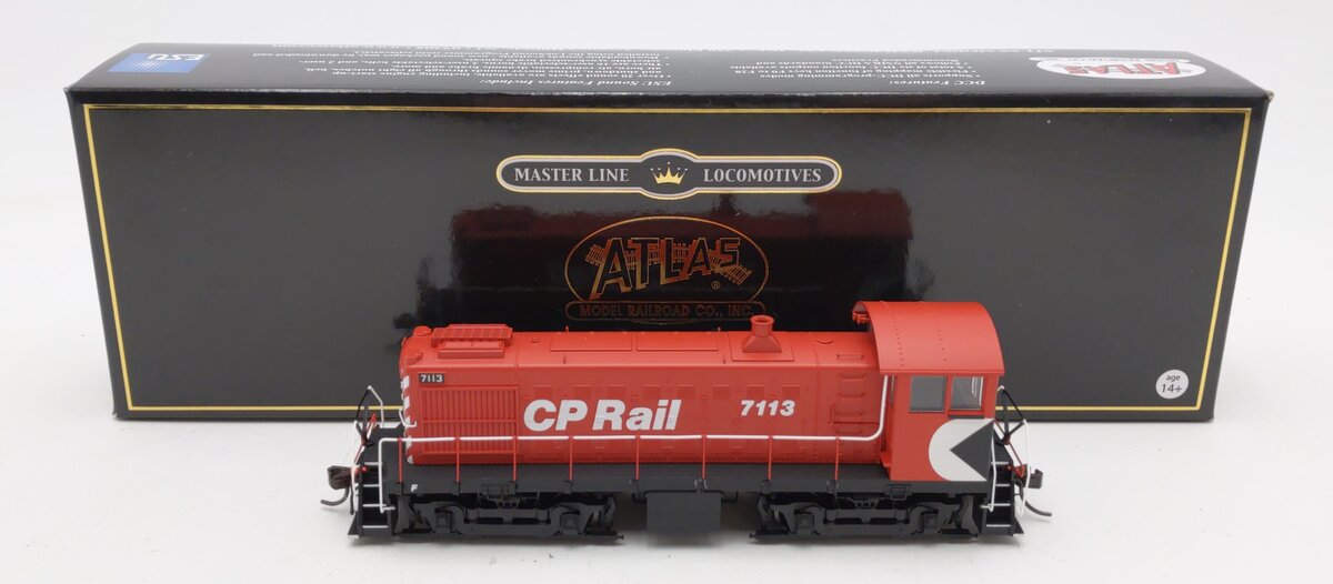 Atlas 10003831 HO CP Rail S-4 Diesel Locomotive with DCC & Sound #7113